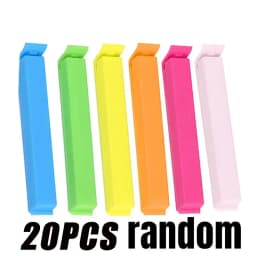 50/5PCS Food Snack Package Bag Sealing Plastic Clips For Packages Kitchen Storage And Organization Items Accessories