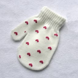 Baby Gloves For 1-4Y Children Winter Warm Patchwork Knitted Mittens Kindergarten Student Full Finger Gloves Knitting Kids Gloves