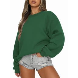Spring Autumn Women's sweatshirt daily Casual Pullover Solid Color Sportswear comfort O-Neck Tops Loose long sleeve sweatshirt
