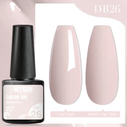 Mtssii Reflective Glitter Gel Pink Sparkling Sequins Gel Nail Polish Soak Off UV Nail Gel Semi-permanent Nail Art Decoration