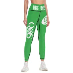 QOS BBC ONLY Design Workout Yoga Long Legging for Women Scrunch Comfortable Soft High Waist Gym Pants