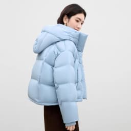 SENTUBILA Women's Winter Down Jacket 90% White Duck Down Puffy Puffer 2026 Winter Petite Bubble Coat Warm Outerwear W54YC1771X