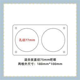 Acrylic Display Stand Holder Storage Box Barbecue Logo Display Rack Five Grids Dustproof Transparent Grain Tray Cartoon Acces...