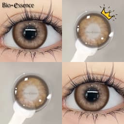 Bio-essence 1 pair Korean Lenses Colored Contact Lenses with Prescription Blue Myopia Lenses Korean Lenses High Quality Lenses