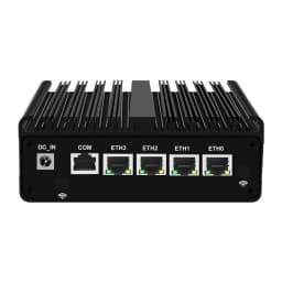Topton Intel N150 Firewall Mini PC N5105 J6412 7305 4x2.5G I226 LAN Fanless Industrial Computer Server PfSense OPNsense Proxmox