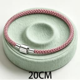 2026 New 925 Silver Women's Love Heart Adjustable Leather Rope Weaving Logo Bracelet Display Tool DIY Exquisite Charm Jewelry