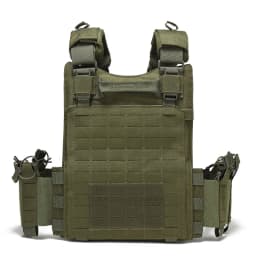 Multi Functional Quick Release Vest Laser Cutting MOLLE Hunting Vest Waterproof and Wear-Resistant Outdoor Training Vest