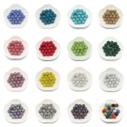 20pcs 10mm Mixed Colour Glass Rhinestone Clay Set Round Beads, disco Style Crystal Shambhala Beads For DIY Jewelry Making Crafts