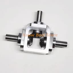 Small 1:1 T Type Cross Commutator Shaft Diameter 10mm Right Angle Drive Gearbox Bevel Gearbox Rotation