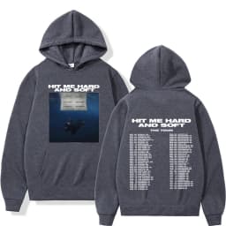 Hit Me Hard and Soft Tour 2024 Hoodies Men Women Fashion Hip Hop Hooded Sweatshirts Casual Loose Long Sleeve Pullover Streetwear