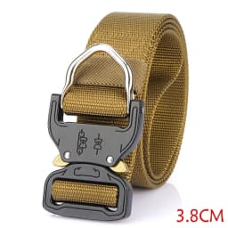 TUSHI 1.7 inch Army Tactical Belt Quick Release Military Airsoft Training Molle Heavy Duty Outdoor Shooting Hiking Hunting Belt