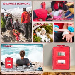 M Molle Professional First Aid Kit Full /Empty Emergency Survival Kit Trauma Bag for Cycling Camping Hiking Travel Outdoor IFAK