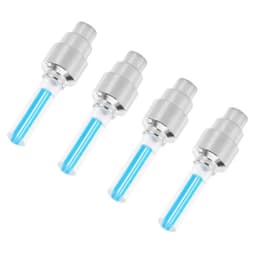 2/4Pcs Car Motorcycle Bicycle Tire Valve Caps Light LED Neon Flash Lamp Waterproof Tyre Universal Wheel Lights Car Accessories