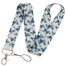 LB3010 Pink Love Neck Strap Lanyard for Key ID Card Cell Phone Straps USB Badge Holder DIY Neck Strap Hang Rope Rainbow Keychain