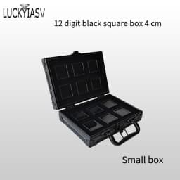 Portable Travel Gems Box Show Gemstone Storage Case Beads Diamond Pendant Exhibition Box Shockproof Gem Jars Exhibition Tray