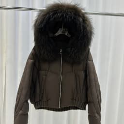 OFTBUY Short Zipper Parkas with Fur for Women Winter Warm Thick Duck Down Jacket Real Rccoon Fur Collar Women Hooded Clothing