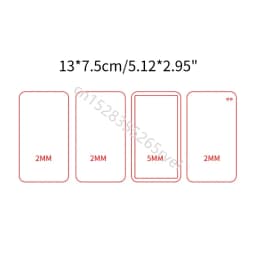 11 Typs Retro Geometric Shape Quicksand Mold Empty Plates Clear Acrylic Blank Plate DIY Quicksand Blank Card Brick