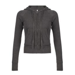 Casual Streetwear Basic Hooded Pockets Sweatshirt Tracksuit Solid Long Sleeve Hoodies Women 2026 Autumn Spring Fashion