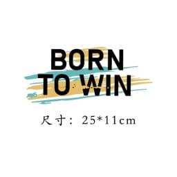 Name LOGO Team Work Clothes Shop Name English Letter Strip Inscription Heat Transfer Iron On Fusible Patch