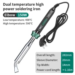 LUXIANZI Electric Solder Iron High Power 220V External Heat Adjustable Temperature Welding Pen Repair Tool With Indicator Light