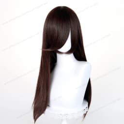 60cm Long Straight Cosplay Synthetic Wig With Bangs Golden Yellow Green Blonde Purple Heat Resistant Hair Anime Wigs + Wig Cap