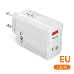 Olaf 120W USB Charger Fast Charging Power Adapter QC 5.0 Fast Charge For iPhone 13 Pro 11 12 Xiaomi Samsung 6A USB Type C Cable