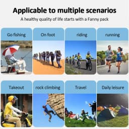 Running Waist Bag for Phone Lightweight Waterproof Adjustable Cycling Belt Pouch Reflective Strip Invisible Sports Fanny Pack