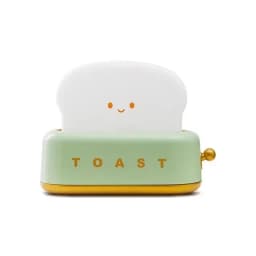 LED Deco Night Light Rechargeble Clock Bread Maker Lights Bedroom Living Room Atmosphere Lamps Home Interior Bedside Table Lamps