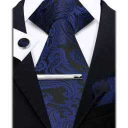 Fashion Ties for Men Gift Weave Necktie Set Handchief Cufflinks Tie Clip Luxury Brand Designer Business Wedding Suit Accessories