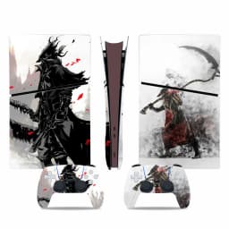 For PS5 Slim Digital Protective Decal Skin Sticker Cover Wrap Console and Wireless Controller