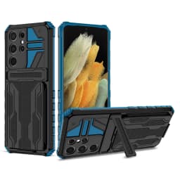 Case For Samsung Galaxy S25 Ultra S24 FE Note 20 Ultra A16 A55 A05S Wallet Card Flip Cover Protective Hybrid Stand Hard Case