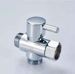Bathroom Brass Diverter Valve 3 Way BSP 1/2' 3/4' 4/4/4 4/4/6 4/6/6 Shower Tee Adapter Adjustable Shower Head Faucet