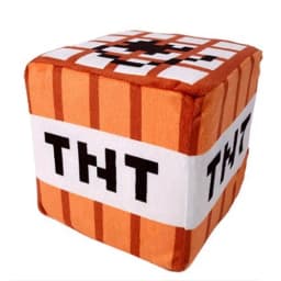 Nice Tnt Plush Pillow Cube Toy Key Chain Pendant Soft Plush Stuffed Toys Xmas Birthday Gifts For Kids Spoof Decoration
