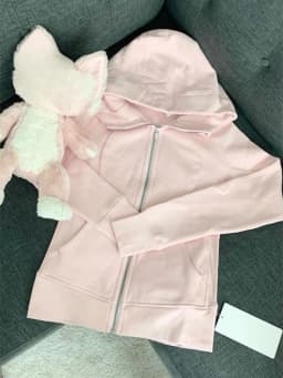 New Korean Fashion Solid Slim Coat Woman Long Sleeve Autumn Retro Design Hooded Sweatshirts Female Casual Sports Warm Outfits