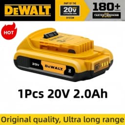 100%Original Dewalt 20V 6000mAh Power Tool Battery DCB206 DCB205 DCB200 DCF887 DCG405 DCD791 DCF922 DCF850 DCD805 tool battery