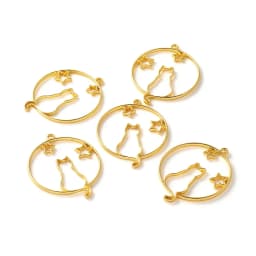 5pcs Cat Border Mold Resin Molds Silicone Geometric Hollow Metal Frame Bezel Epoxy Resin Molds Pendant For DIY Jewelry Making