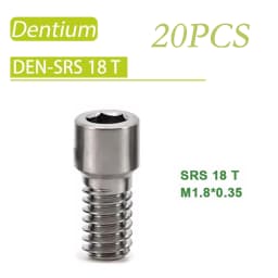 Dental Healing Abutment Healing Cover Screw/Cap High Precision Titanium Compatible with Dentium Implant System