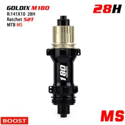 GOLDIX M180 MTB BOOST Hub Center Lock Disc 28H EXP Ratchet 52T Mountain XD Class Bike Hub for Shimano SRAM 11 12 Speed