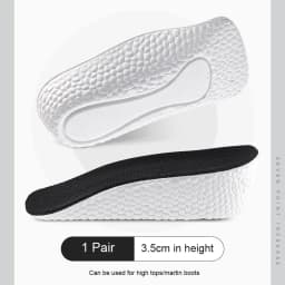 Seven Point Height Increase Insoles Invisible Inner Heightening Pad Sneaker Half Cushion Sports Shoes Boost Pads for Men Women