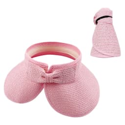 New Women Summer Visors Hat Foldable Sun Hat Wide Large Brim Beach Hats Straw Hat Chapeau Femme Beach UV Protection Cap