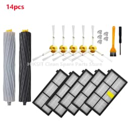 For IRobot Roomba 800 900 Series 860 870 880 890 966 980 Vacuum Cleaner Side Roller Brush Parts HEPA Filter Wheel Replacement