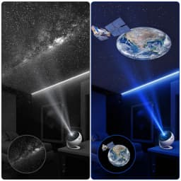 Aiopp 13 in 1 HD Galaxy Projector, Planetarium Star Projector Realistic Starry Sky Night Light ,Solar System Constellation Moon for Kids Bedroom Home Decor