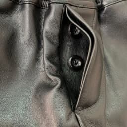 HKSH 2026 Summer New Women's PU Leather Shorts Dark RO Style Side Split Color Block Elastic Waisted Drawstring Hot Pants HK18687