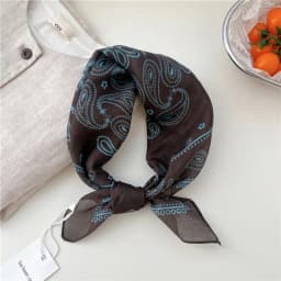 56cm Print Geometric Pattern Headscarf Scarf Square Scarves Kerchief Neckerchief Bandanas Neck Wraps Hair Ribbon Band Headband