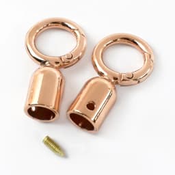 4/10/20Pcs 8mm Metal Bags Strap Buckle O Ring Spring Snap Hook for Keychain Hanging Bell Handbag End Stopper Bag Accessories