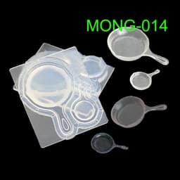 3D Real Mini Glass Bottle Drink Pan Pot Storage Box Silicone Mold Epoxy Resin Pendant Casting Mold DIY Jewelry Making Tools