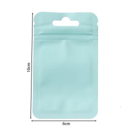 20/50pcs Iridescent Self Sealing Bags Macaron Color Plastic Packaging Pouch Jewelry Retail Storage Pouch Gift Zip Lock Bag