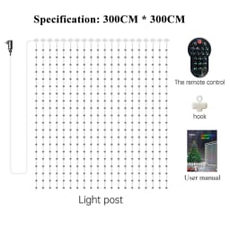 App Curtain String Light DIY Picture Text Display Led Fairy Light Garland RGB LED String Light Curtain Lights Wedding Decor