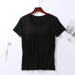 M-4XL Modal Comfortable Sleep Shirts For Women Short Sleeve One Piece Pajamas Tops Chest Pad Summer Nightwear Home T-shirt