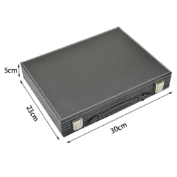 Diamond Storage Box Gemstone Organizer PU Leather Gems Travel Showcase Stone Loose Diamond Piercing Jewelry Display Box